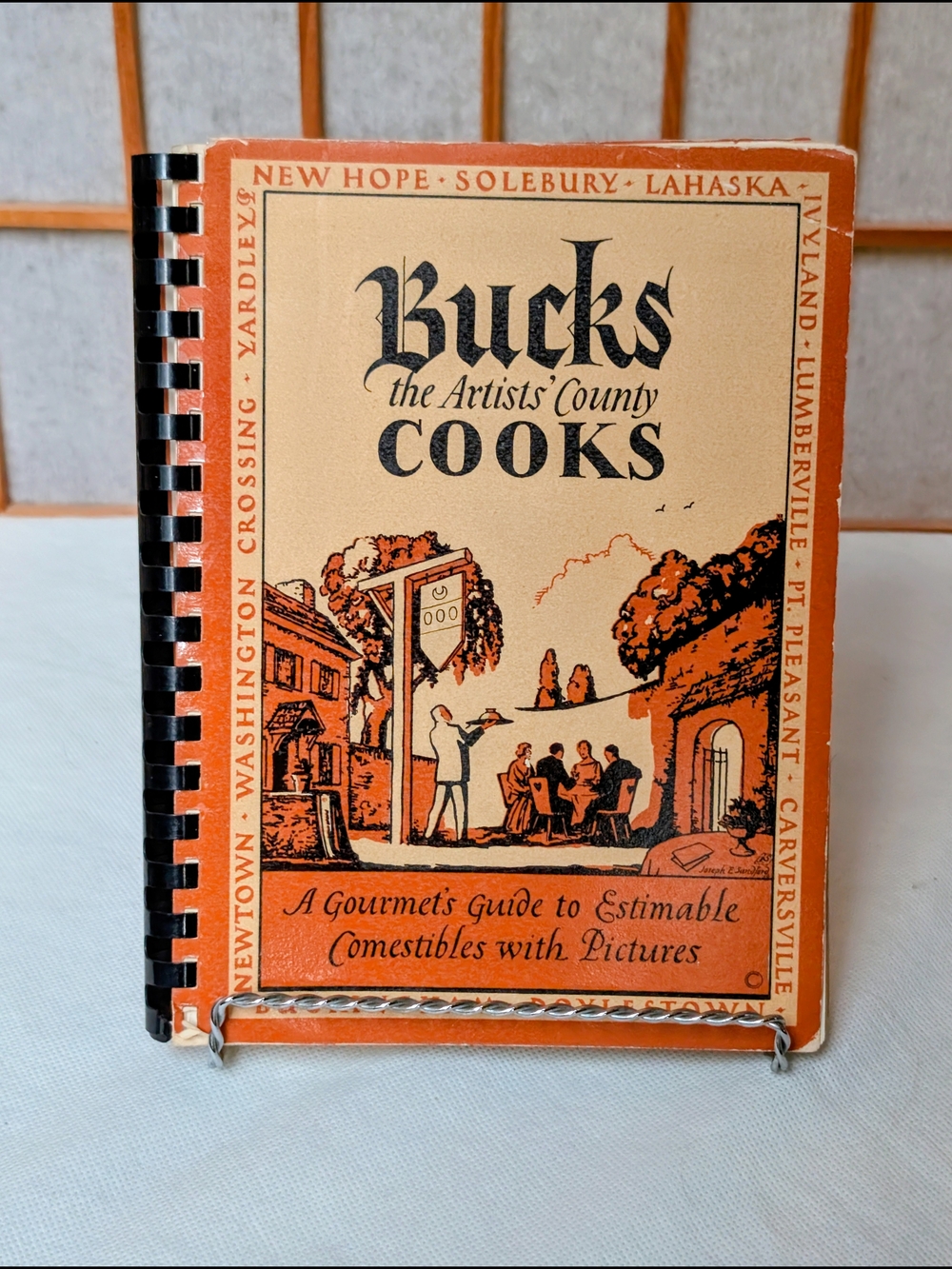 Vtg 1950s Pennsylvania 1st ed Cookbook - Regional Cuisine American Recipes